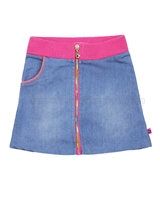 Kidz Art Denim Skirt with Zipper