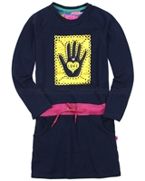 Kidz Art Jersey Dress with Drawstring Waist