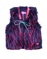 Kidz Art Multicolourful Fake Fur Vest
