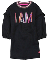 Kidz Art Sweatshirt Dress with Oversized Sleeves