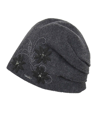 Kamea Women's Hat Lukrecija in Dark Grey