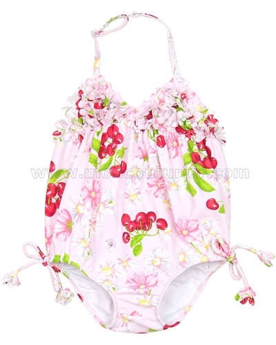 Kate Mack Bubble Swimsuit Cherries Jubilee