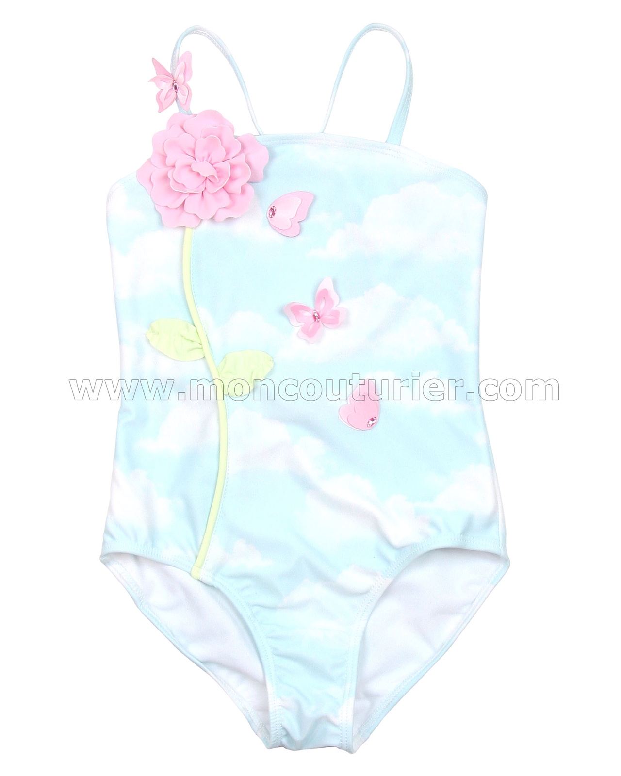 Maillot De Bain 2 Pièces Kate Mack Tutu Rose - Taille 24 Mois, Style Cirque Du Soleil