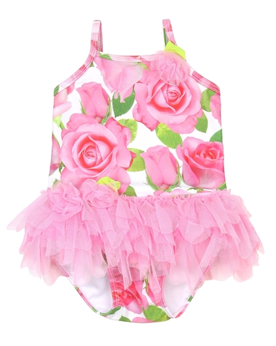 Kate Mack Little Girls' Skirted Swimsuit Rose Parfeit