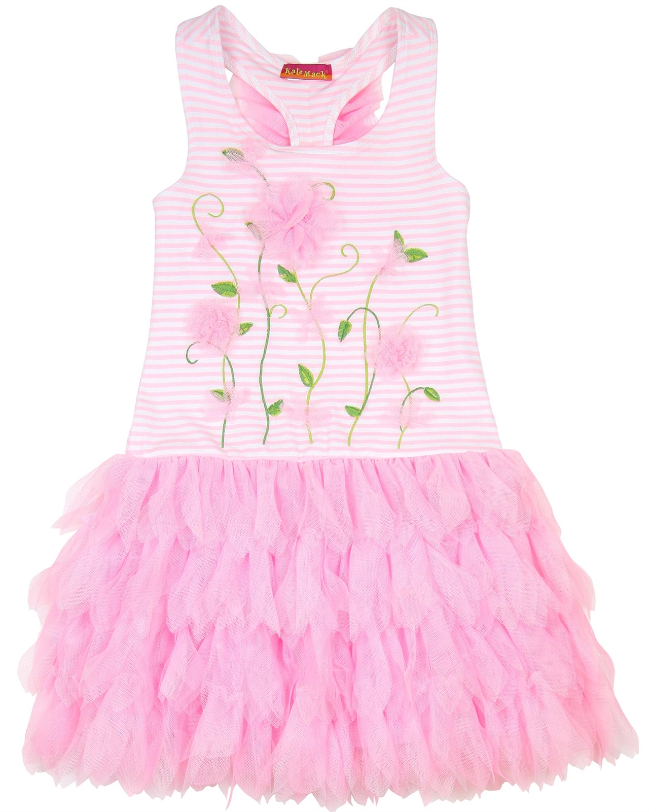 Kate Mack Girls' Tank Dress Rose Parfeit | Biscotti and Kate Mack ...
