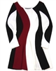 Biscotti Ruffles and Roses Colour-block Twirling Dress