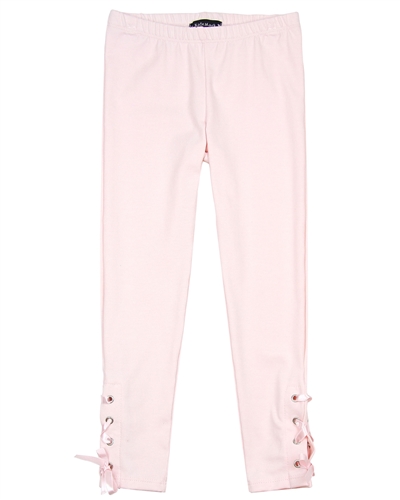 Kate Mack First Position Leggings with Laces in Pink