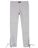 Kate Mack First Position Leggings with Laces in Gray