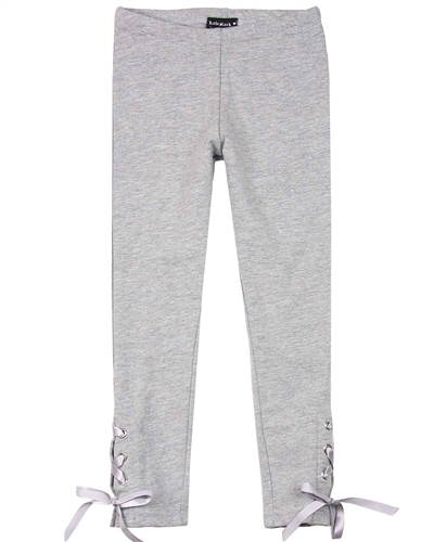 Kate Mack First Position Leggings with Laces in Gray