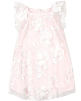 Biscotti Girls Blooming Romance Tulle Dress in Pink