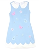 Biscotti Girls Garden Party Peter-pan Collar Dress in Blue