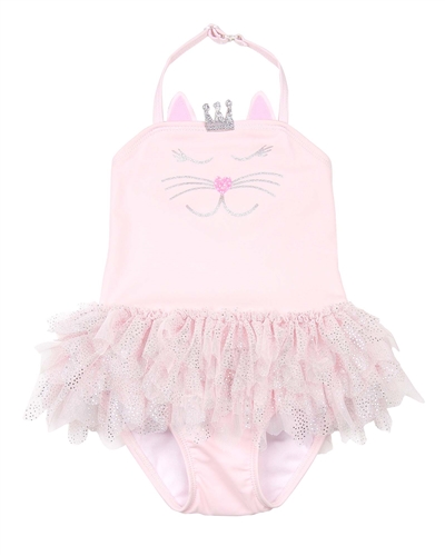 Kate Mack Girls Princess Party Skirted Swimsuit