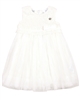 Le Chic Baby Girl Tulle Dress with Guipure Top Ivory