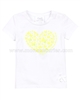 Le Chic Baby Girl T-shirt with Heart Yellow