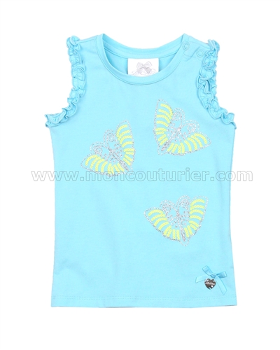 Le Chic Baby Girl Tank Top Blue
