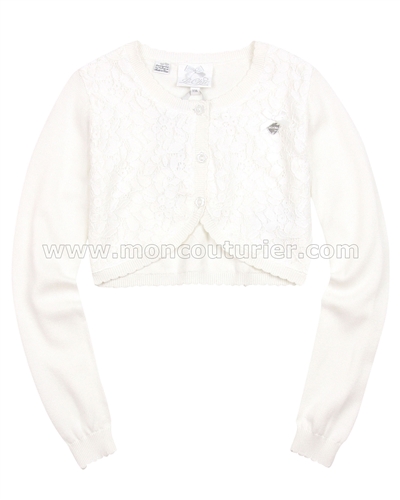 Le Chic Guipure Bolero Ivory