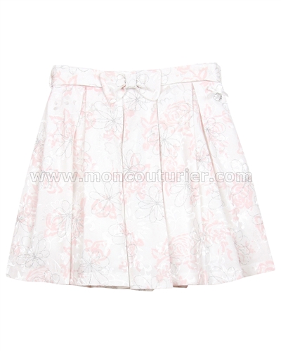 Le Chic Poplin Jacquard Skirt