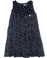 Le Chic Spotted Dress Navy