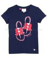 Le Chic T-shirt with Shoes Navy