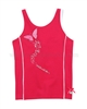 Le Chic Tank Top with Butterfly Raspberry