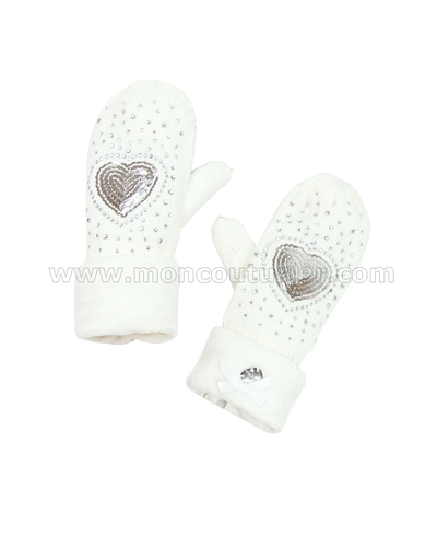 Le Chic Mittens White