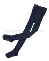 Le Chic Cable Knit Tights Navy