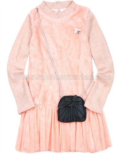 Le Chic Knit Dress with Purse