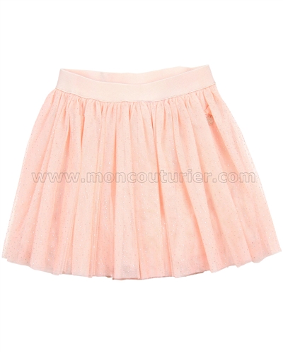 Le Chic Peach Sparkly Tulle