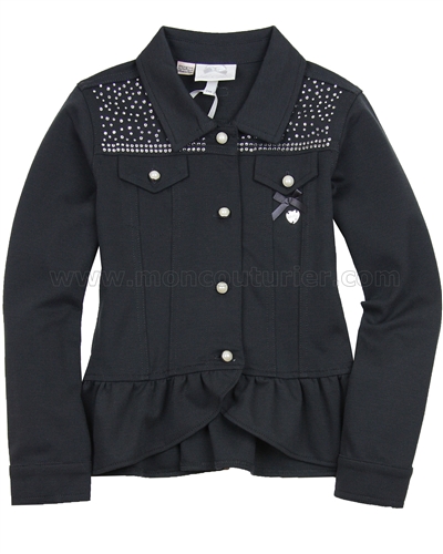 Le Chic Ponti Jacket with Ruffles