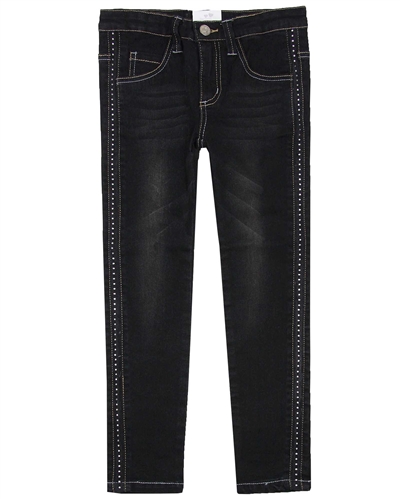 Le Chic Denim Pants with Crystals