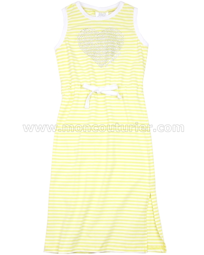 Le Chic Girls' Yellow Jersey Dress