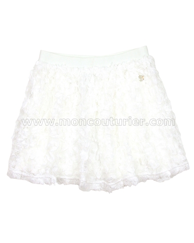 Le Chic Girls' Skirt with Chiffon Ruffles