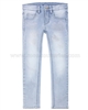 Le Chic Girls' Skinny Denim Pants with Crystal Hearts
