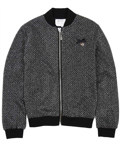 Le Chic Metallic Bomber Jacket