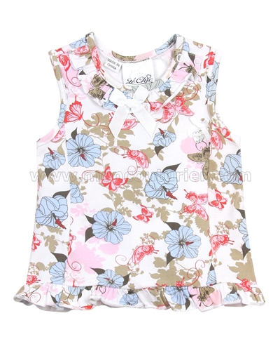 Le Chic Baby Girl's Floral Top
