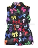 Love Made Love Quilted Down Vest with Printed Bows