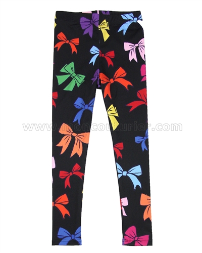 Love Made Love Leggings with Multicoloured Bows