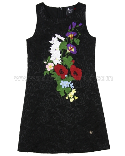 Love Made Love Sleeveless Jacquard Dress
