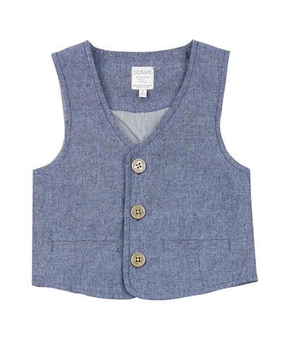 Losan Boys Linen Vest