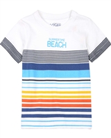 Losan Boys T-shirt with Striped Front