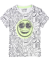 Losan Boys T-shirt with Reversible Sequins