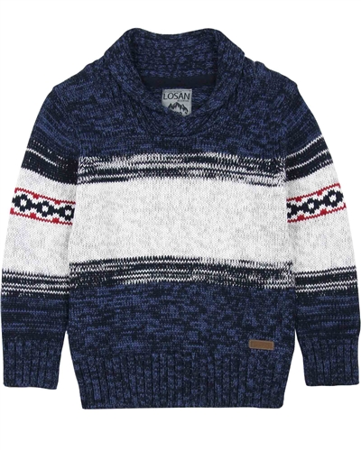 Losan Boys Shawl Neck Pullover