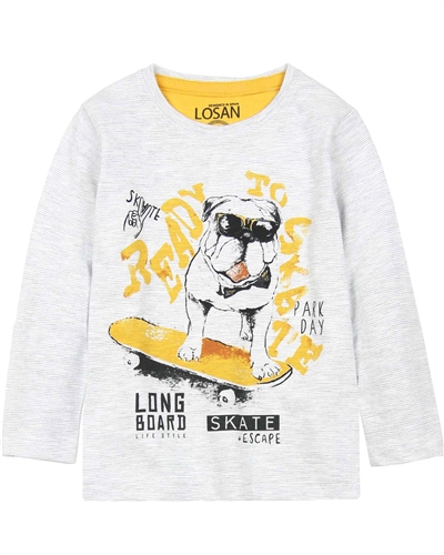 Losan Boys T-shirt with Dog Print