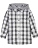 Losan Boys Plaid Shirt with Hood