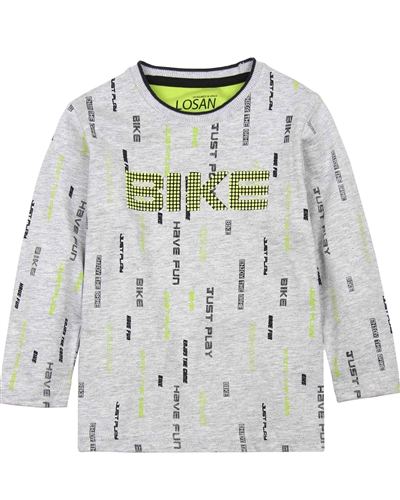 Losan Boys T-shirt with Rib Knit Collar