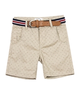 Losan Boys Printed Shorts with Belt
