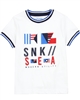 Losan Boys Nautical T-shirt with Striped Hems