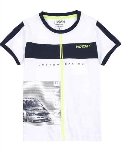 Losan Boys T-shirt with Racing Car Print