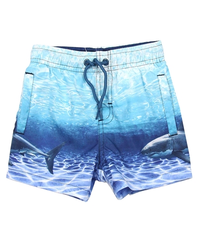 Losan Boys Swim Shorts in Ocean Print
