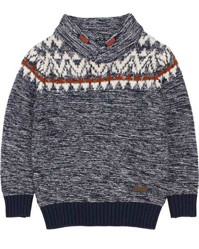 Losan Boys Reversed Knit Sweater